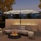 13FT Outdoor Patio Umbrella with Solar LED Lights for Backyard Relaxation